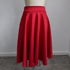 NWT Bright red stretchy skirt